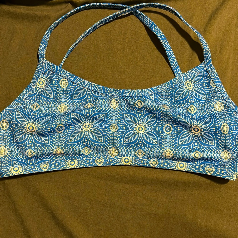 Jolyn Adrian blue floral top